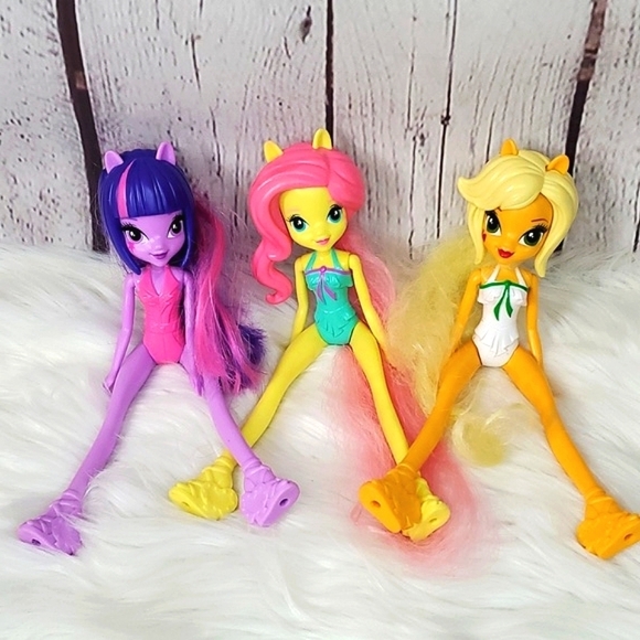 2014 9.5" My Little Pony Doll Bundle of 3 Twilight Sparkle Pinky Pie Apple Jack - Picture 15 of 16